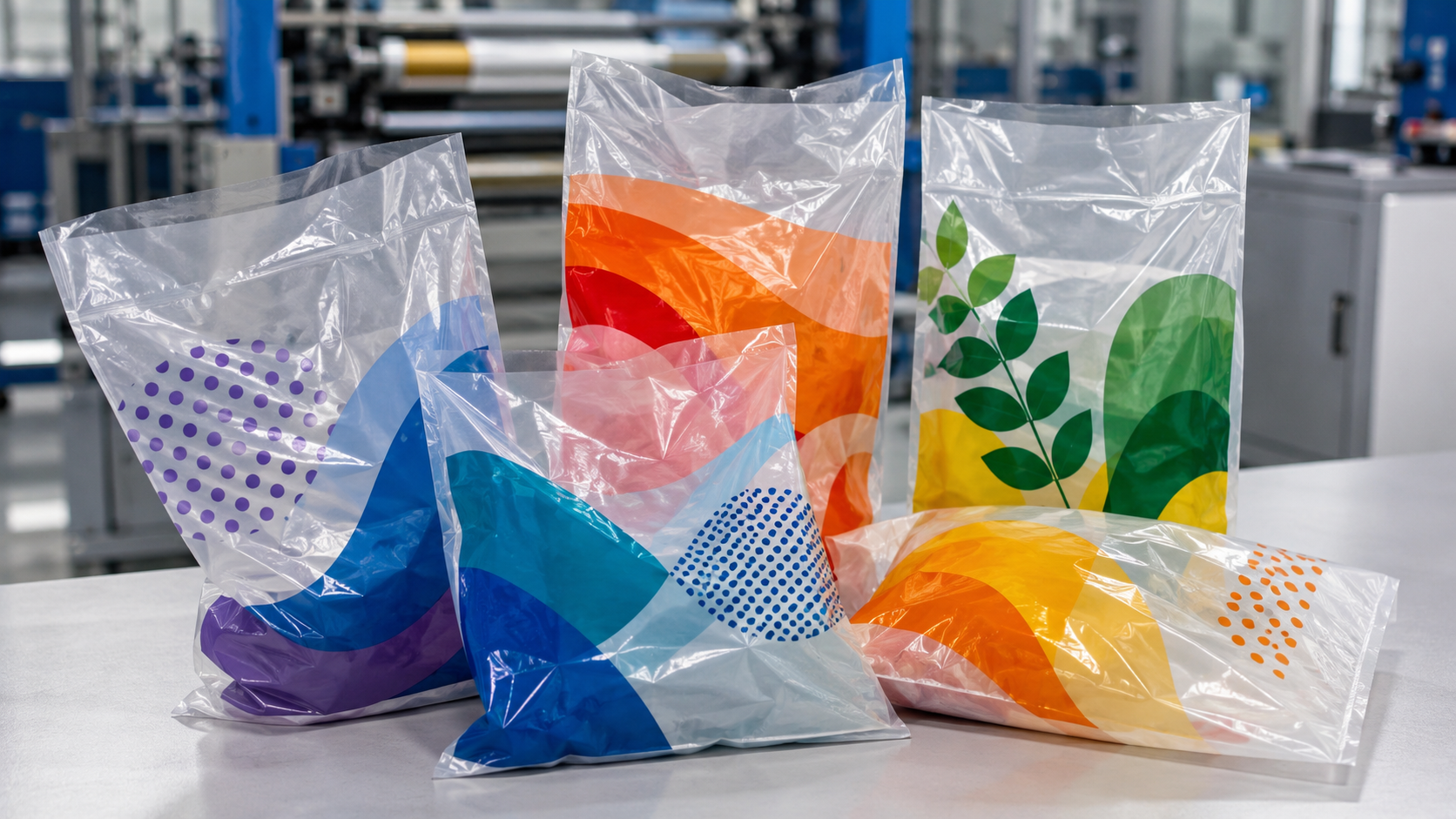 Impresión flexográfica en bolsas de polietileno hasta en 6 tintas